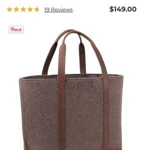 L.L. Bean Brown Tote Bag